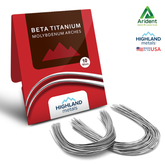 Dây Cung TMA Vuông HIGHLAND METALS-USA (Hợp Kim Beta Titanium)