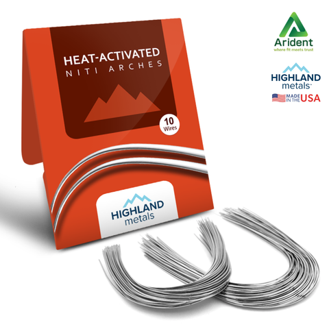 Dây Cung Niti Kích Hoạt Nhiệt Tròn HIGHLAND METALS-USA